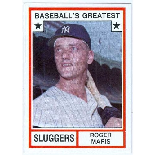  Autograph Warehouse Roger Maris baseball card 1982 TCMA #2 Sluggers (New York Yankees) 67