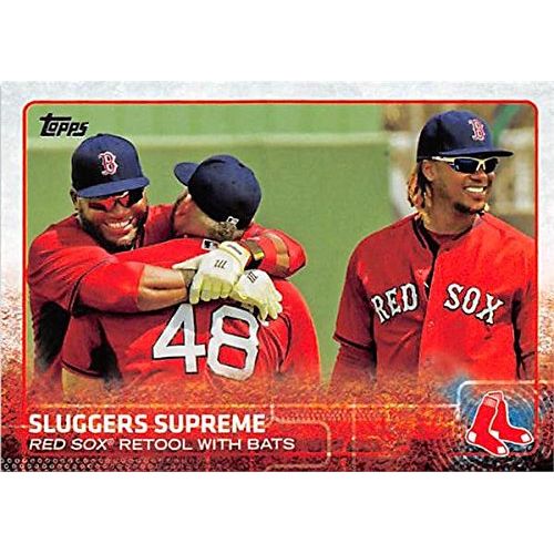  Autograph Warehouse David Ortiz Hanley Ramirez baseball card (Boston Red Sox) 2015 Topps #US241 Sluggers Supreme