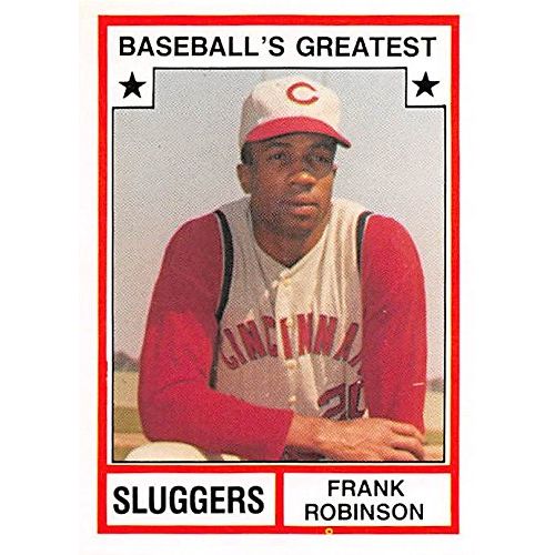  Autograph Warehouse Frank Robinson Baseball Card (Cincinnati Reds) 1982 TCMA Greatest Sluggers #12
