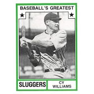 Autograph Warehouse Cy Williams Baseball Card (Philadelphia Athletics) 1982 TCMA Greatest Sluggers #40