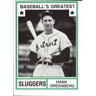 Autograph Warehouse Hank Greenberg baseball card (Detroit Tigers) 1982 TCMA Greatest Sluggers #27