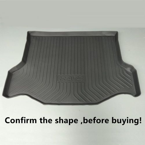  Autohelena AUNAZZ/Car Mat For Toyota RAV4 2014-2018 Years Rubber Rear Trunk Cargo Liner Trunk Tray Floor Mat Cover 1 PCS