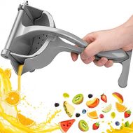 Automoness Manual Fruit Juicer, Single Press Lemon Squeezer,Heavy Duty Aluminum Alloy Citrus Lemon Juicer Hand Press With Seed Filter, Hand Held Lemon Lime, Pomegranates,Orange, Ap