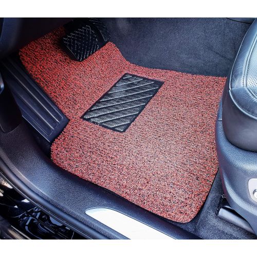  Autotech Zone Heavy Duty Custom Fit Car Floor Mat for 2009-2016 Audi S4 Sedan, All Weather Protector 4 Pieces Set (Red and Black)