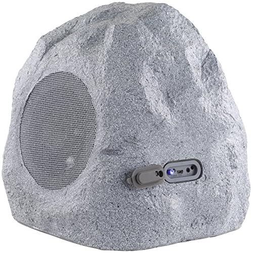  [아마존베스트]-Service-Informationen auvisio Garden speaker: garden and outdoor speaker in stone design, Bluetooth, 30 W, IPX4 (garden speaker Bluetooth)