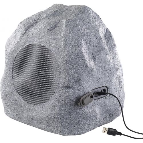  [아마존베스트]-Service-Informationen auvisio Garden speaker: garden and outdoor speaker in stone design, Bluetooth, 30 W, IPX4 (garden speaker Bluetooth)