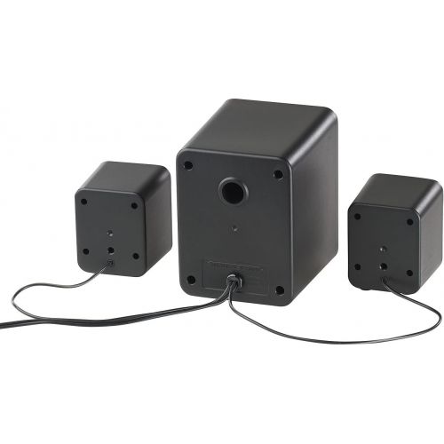  auvisio Laptop Speaker: 2.1 Speaker System with Subwoofer and USB Power Supply 20 Watt (Speaker PC)