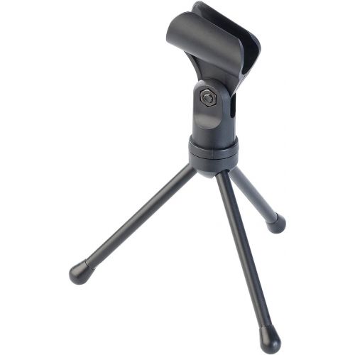  [아마존베스트]auvisio Stand Microphones: Condenser Microphone with Tripod for PC and Notebook 3.5 mm Jack Stand Microphone