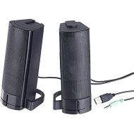 [아마존베스트]auvisio Computer Speaker: 2-in-1 PC Stereo Speaker and Soundbar, 10 Watt, USB Power Supply (PC Speaker)