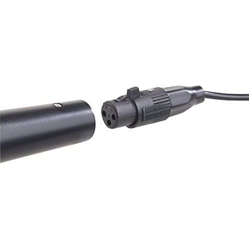  [아마존베스트]auvisio Microphone: dynamic microphone, XLR connector to 6.3mm jack plug, 2.5m (microphone jack)