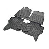 Av-Gumm Fully Tailored Rubber / Set of 5 Car Floor Mats Carpet for MITSUBISHI MONTERO (PAJERO) 4th gen 20072017