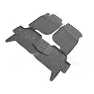 Av-Gumm Fully Tailored Rubber / Set of 5 Car Floor Mats Carpet for MITSUBISHI MONTERO (PAJERO) SPORT 2nd gen 20092015