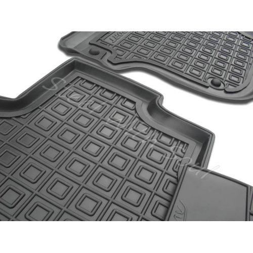  Av-Gumm Fully Tailored Rubber | Set of 5 Car Floor Mats Carpet for Mitsubishi Montero (Pajero) Sport 3rd gen 20162019