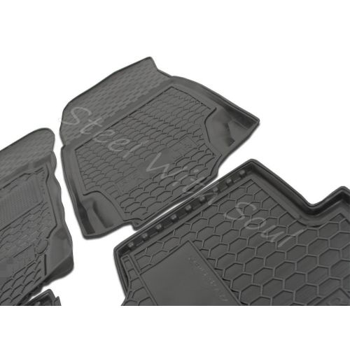  Av-Gumm Fully Tailored Rubber / Set of 5 Car Floor Mats Carpet for RENAULT CAPTUR 20132018