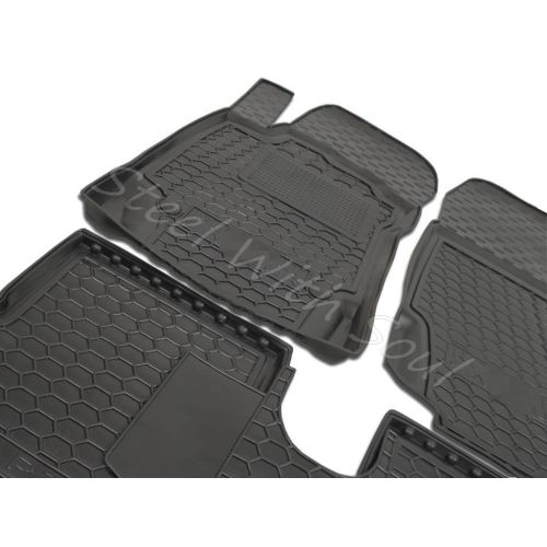  Av-Gumm Fully Tailored Rubber / Set of 5 Car Floor Mats Carpet for RENAULT CAPTUR 20132018