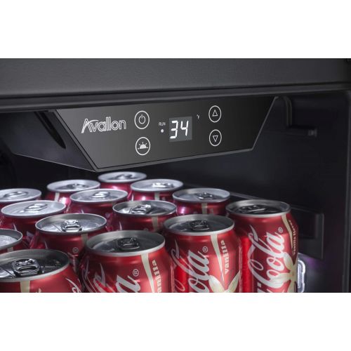  Avallon ABR241SGRH 152 Can 24 Built-in Beverage Cooler - Right Hinge