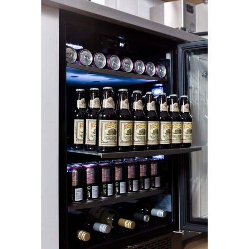  Avallon ABR241SGRH 152 Can 24 Built-in Beverage Cooler - Right Hinge