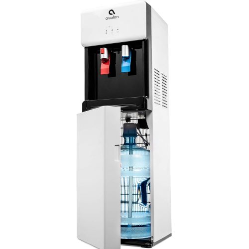  Avalon A6 Bottom Loading Water Cooler Dispenser - Hot & Cold Water, Child Safety Lock, Innovative Slim Design, Holds 3 or 5 Gallon Bottles - UL/Energy Star Approved