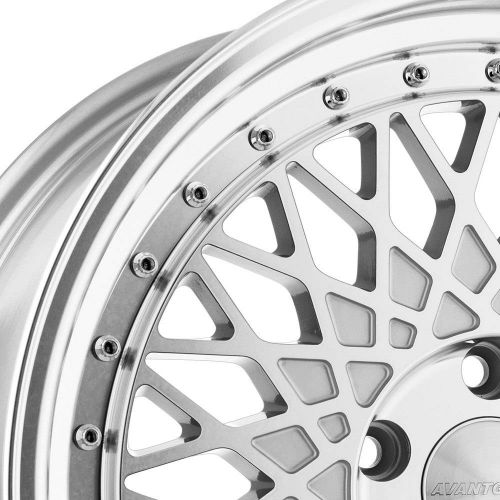  Avant Garde M220 Silver Machined Wheel with Machined Finish (18x8/5x112mm, +45mm offset)