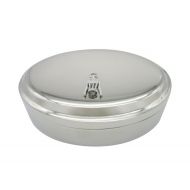 AvantGardeDesign Sommelier Wine Screw Pendant Oval Trinket Jewelry Box