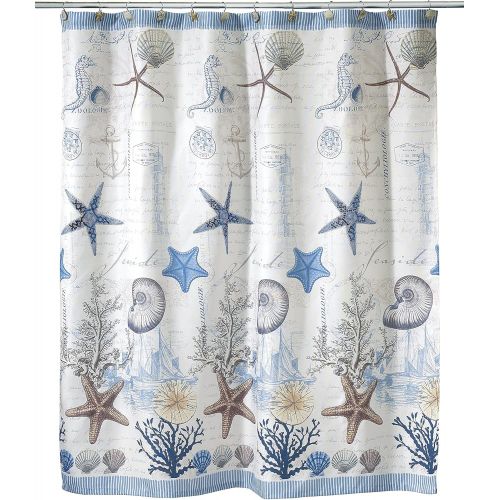  Avanti Linens Antigua72 x 72 Shower Curtain Multi-Colored