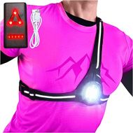 Avanto Lifestyle AVANTO Classic Chest Light, Original, Night Running Lights for Runners, Joggers Running Vest Light, Running Vest with Lights, Night Running Reflector Gear, Safety Light, Alternativ