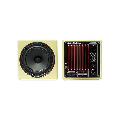  Avantone Active MixCube Powered Full-Range Mini Reference Monitors - Creme, Pair