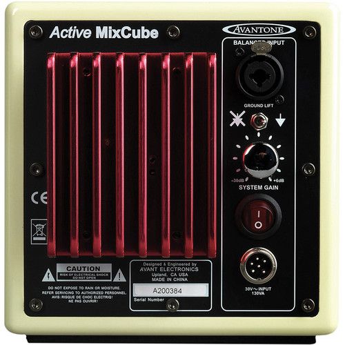  Avantone Pro Active MixCube Powered Full-Range Mini Reference Monitors (Pair, Retro-Cream)