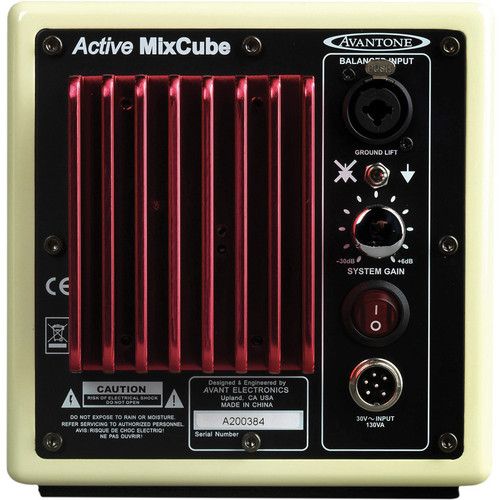  Avantone Pro Active MixCube Powered Full-Range Mini Reference Monitors (Retro-Cream) - Single