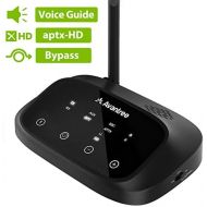 [아마존베스트]Avantree aptX HD Low Latency Long Range Bluetooth Transmitter Receiver for TV, Wireless Audio Adapter for Home Stereo, Optical AUX RCA, Dual Link, Extender, Splitter for Wire & Wir