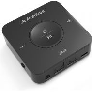 [아마존베스트]Avantree TC417 Bluetooth Transmitter Receiver for TV, Optical Digital Toslink, Volume Control for 3.5mm AUX, RCA, 20H Playtime, aptX Low Latency Wireless Audio Adapter for Headphon