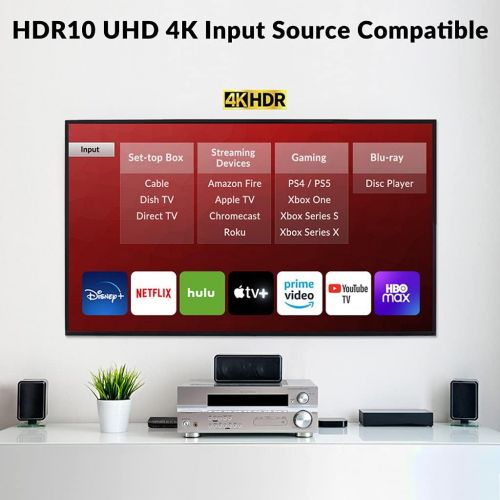  Avantree HAX04 HDR HDMI ARC Audio Extractor with Optical and Analog Audio Output Supporting lossy and Lossless Surround Sound, UHD 4K @ 60Hz, HDMI 2.0, HDCP 2.2, Pass-Through CEC w
