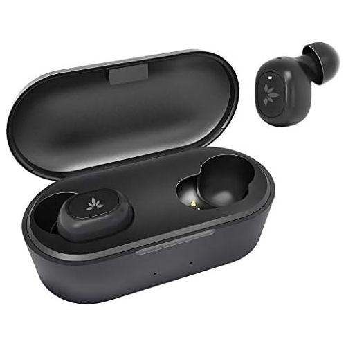  [아마존베스트]Avantree TWS115 Mini True Wireless In-Ear Headphones for Small Ears, Sports Bluetooth 5.0 Earphones with Noise Isolation and Microphone, Secure Fit, with Wireless Charging Cradle