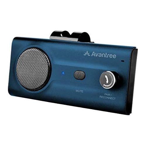  [아마존베스트]-Service-Informationen 2020 Avantree CK11 Car Bluetooth 5.0 Hands-Free Kit Car Kit for Sun Visor, Loud Speaker, Siri Google Assistant Support, Volume Control, Motion Car ON Blue