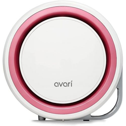  AVARI 525 Pink Desktop Personal Air Purifier for Filtering Personal Breathing Zone. Ultra Quiet Electro-Static Filters to 0.1 Micron