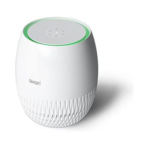  Avari EG Air Purifier to 0.1 Microns. New 4-Stage Embossed HEPA Filter Technology, Pre-Filter, Carbon Deodorizer, LED Sanitizer. AHAM & ECARF, ETL, CARB Tested and Certified. Smart