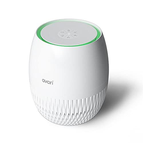  Avari EG Air Purifier to 0.1 Microns. New 4-Stage Embossed HEPA Filter Technology, Pre-Filter, Carbon Deodorizer, LED Sanitizer. AHAM & ECARF, ETL, CARB Tested and Certified. Smart