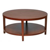 Ave Six OSP Furniture Merge Round Coffee Table, 36
