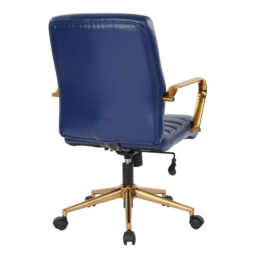  Ave Six FL22991G-U5 Baldwin Office Chair, Navy