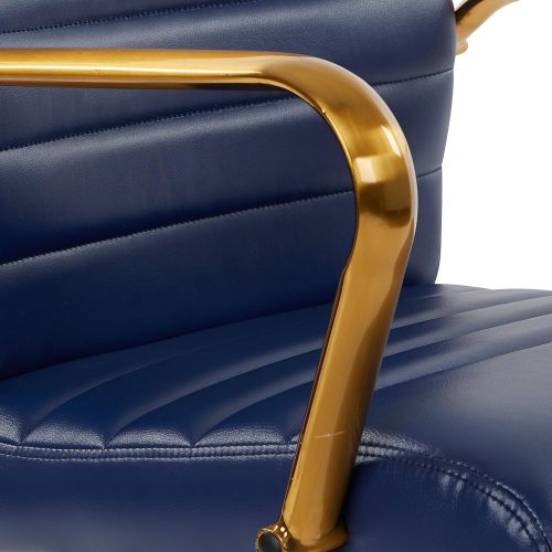  Ave Six FL22991G-U5 Baldwin Office Chair, Navy