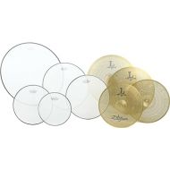 Zildjian Quiet Pack Low Volume Accessory Package - L80 Cymbals Remo Silentstroke Heads