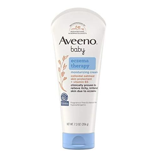  Aveeno Baby Eczema Therapy Moisturizing Cream with Natural Colloidal Oatmeal for Eczema Relief, 7.3 oz