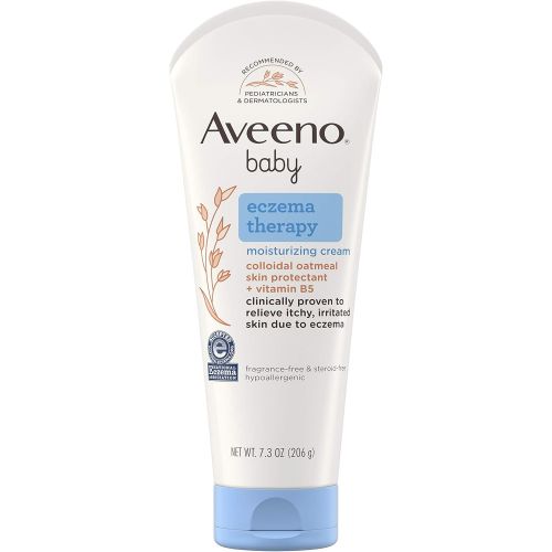  Aveeno Baby Eczema Therapy Moisturizing Cream with Natural Colloidal Oatmeal for Eczema Relief, 7.3 oz