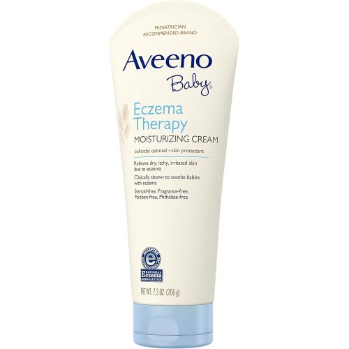  Aveeno Baby Eczema Therapy Moisturizing Cream with Natural Colloidal Oatmeal for Eczema Relief, 7.3 oz