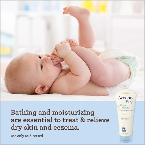  Aveeno Baby Eczema Therapy Moisturizing Cream with Natural Colloidal Oatmeal for Eczema Relief, 7.3 oz