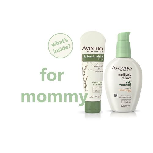  Aveeno Baby Essential Daily Care Baby & Mommy Nourishing Skincare Gift Set, 8 items