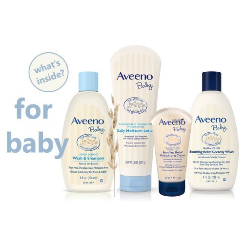  Aveeno Baby Essential Daily Care Baby & Mommy Nourishing Skincare Gift Set, 8 items