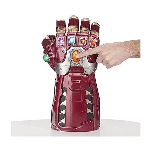  Avengers Marvel Legends Series Endgame Power Gauntlet Articulated Electronic Fist,Brown,18 years and up