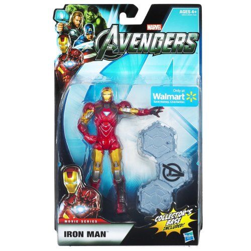 해즈브로 Hasbro Marvel Legends Avengers Movie Exclusive 6 Inch Action Figure Iron Man Includes Collectors Base