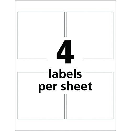  Avery UltraDuty GHS Chemical Labels for Pigment Inket Printers, Waterproof, UV Resistant, 4x4, 200Pk (60524)